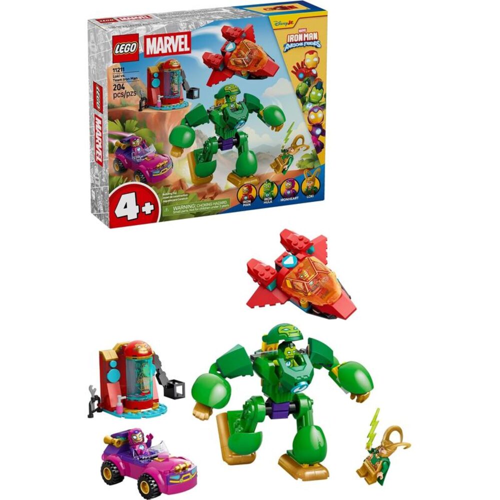 LEGO® Disney Junior Marvel Loki vs. Team Iron Man 11211  COLLECTIBLES